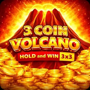 Gioco 3 Coin Volcano Hold and Win 3x3